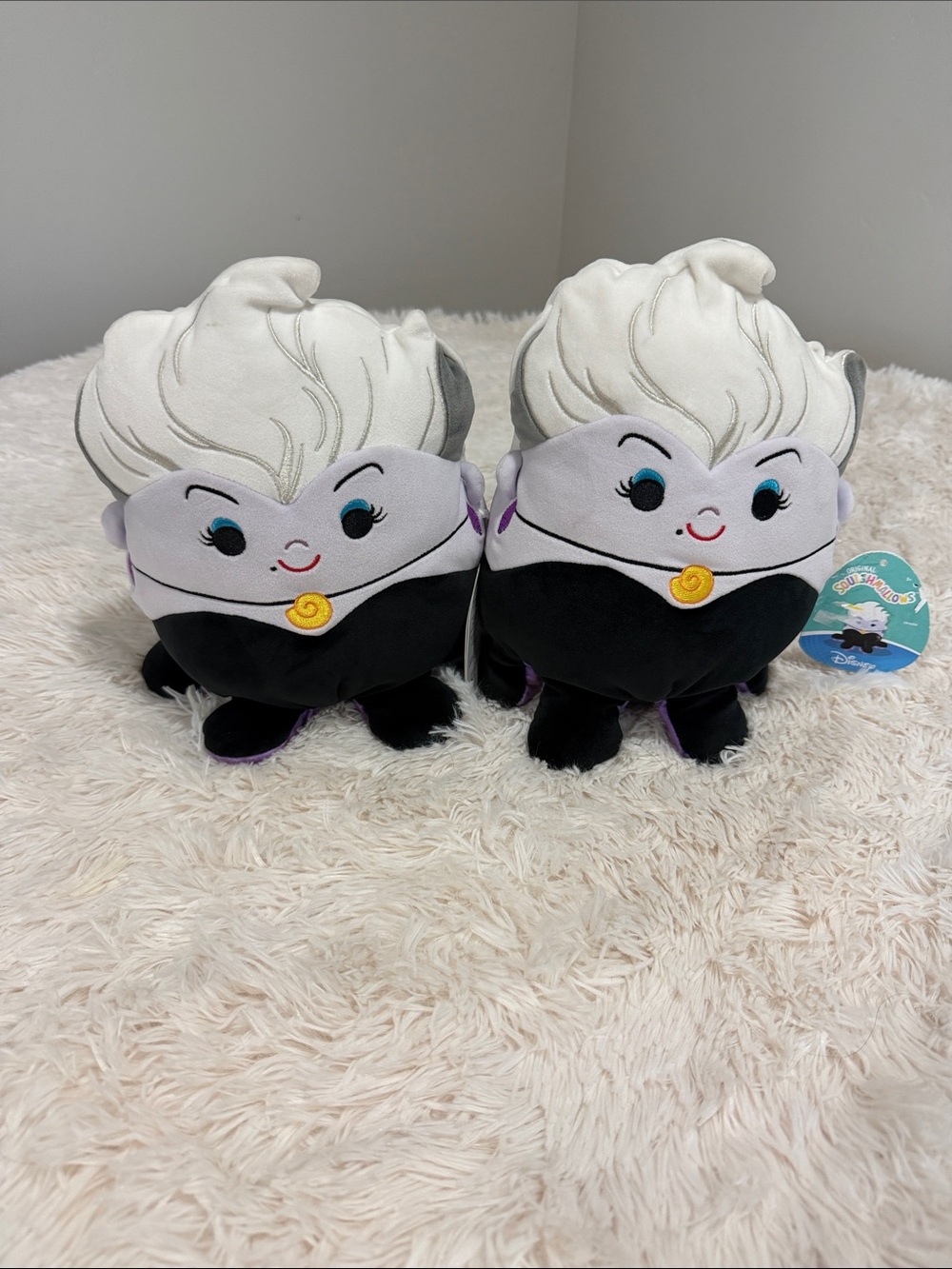 Bundle of 2. Disney Ursula Plush Pair - NWT.